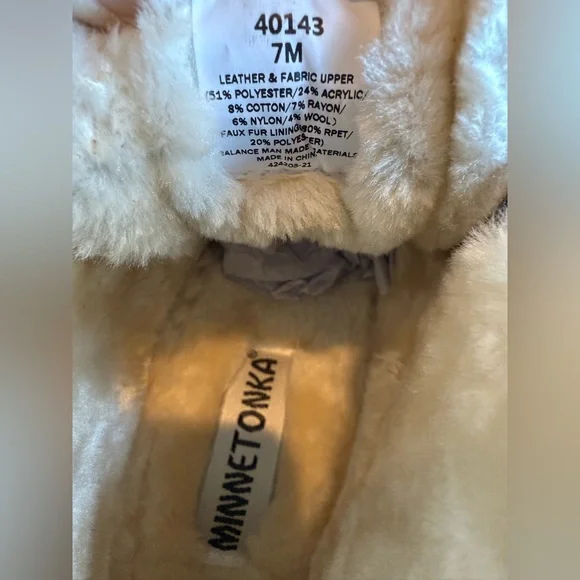 Minnetonka 7 Torrey Brown, Multicolor Indoor/Outdoor Slipper Boots FIT LIKE 6.5 - Picture 11 of 14